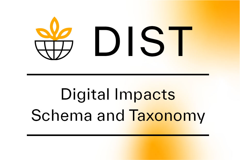 DIST - Digital Impacts Schema and Taxonomy
