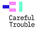 Careful trouble logo
