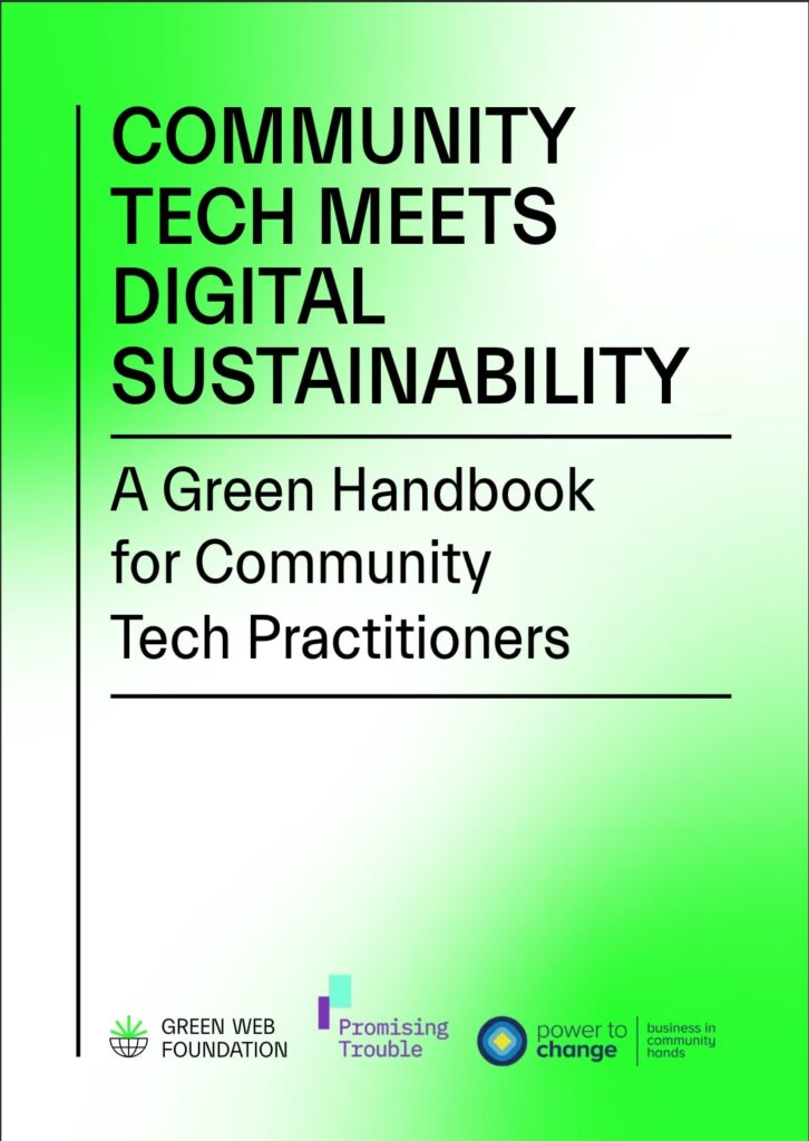 Community tech meets digital sustainability cover page