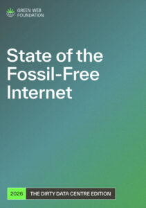 Cover image fossil free internet report