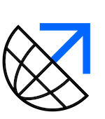 Green Web Foundation blue arrow icon